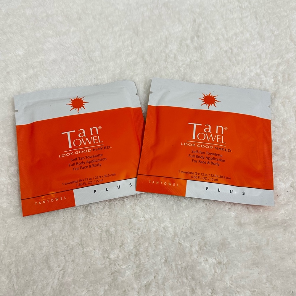 Tan Towel Self Tan Towelettes Face n Full Body No Sun Bronzing Instant Tan - Picture 2 of 3